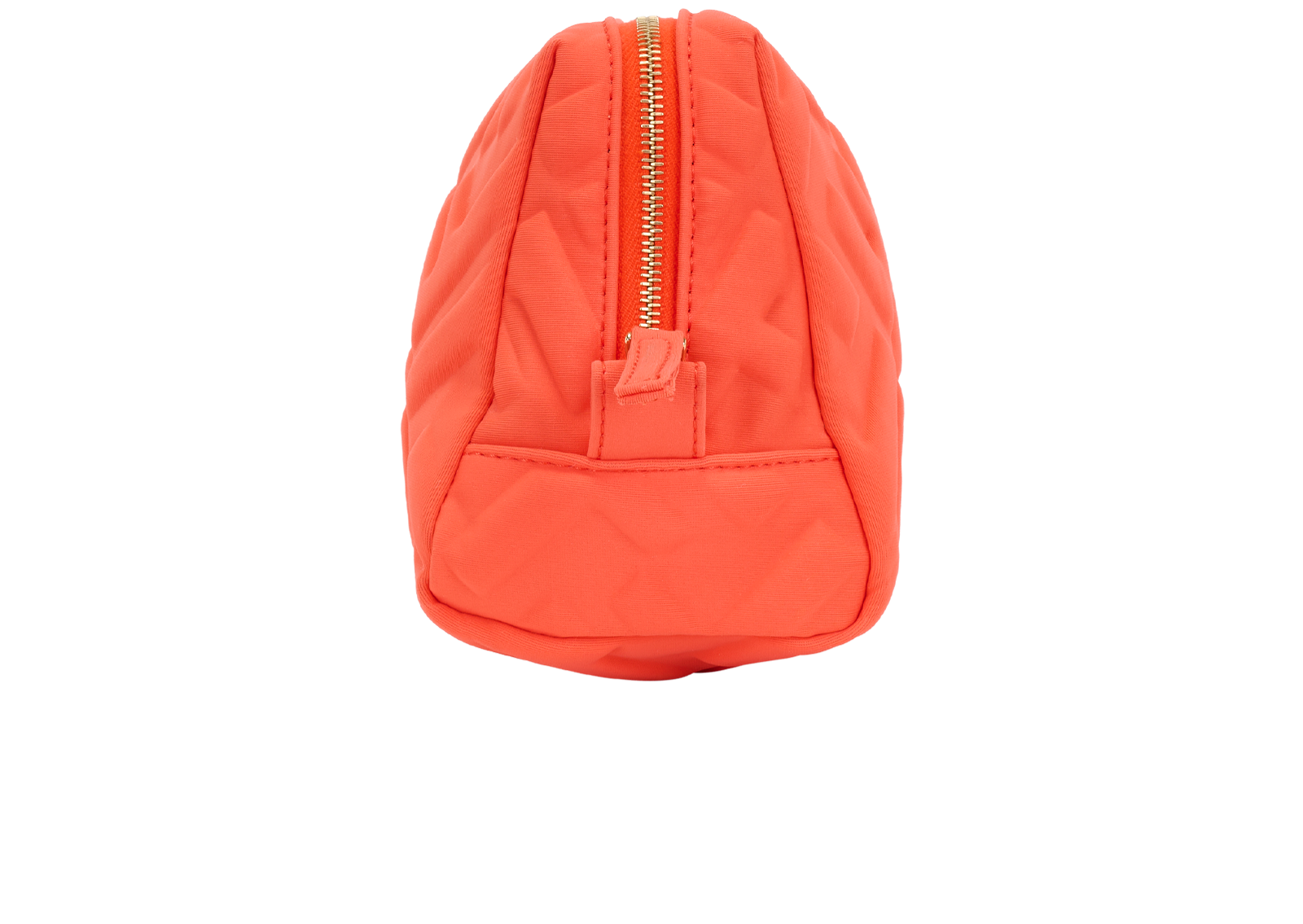 Fendi FF Cosmetic Pouch, &pound;260, Accessories, Orange, Fabric, Side view